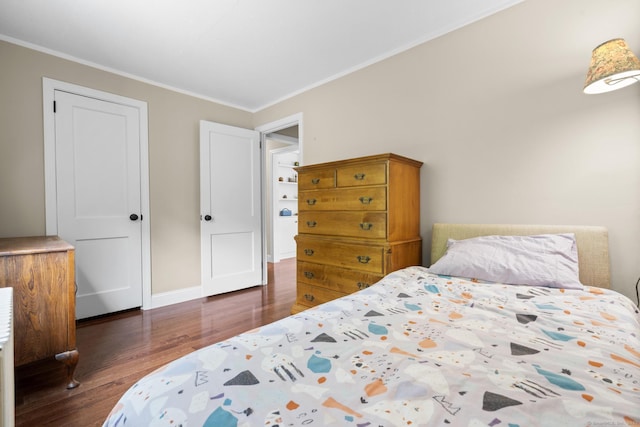 50 Spring Glen Dr, Granby, CT 06035 - bedroom with wood finished floors and crown molding