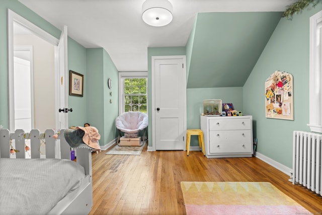 50 Spring Glen Dr, Granby, CT 06035 - bedroom featuring radiator and hardwood / wood-style flooring