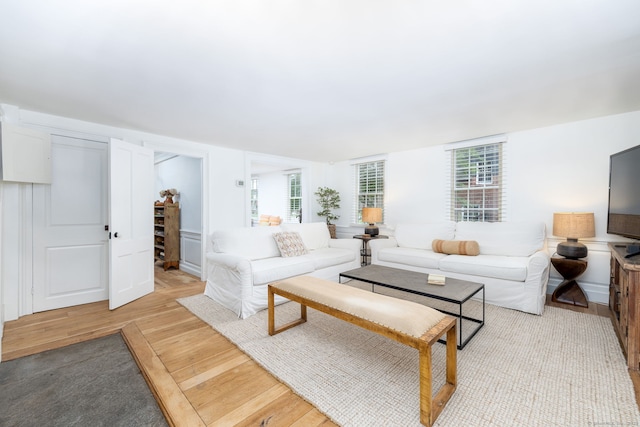 319 Main St, Wethersfield, CT 06109 - living area with light wood finished floors and healthy amount of natural light