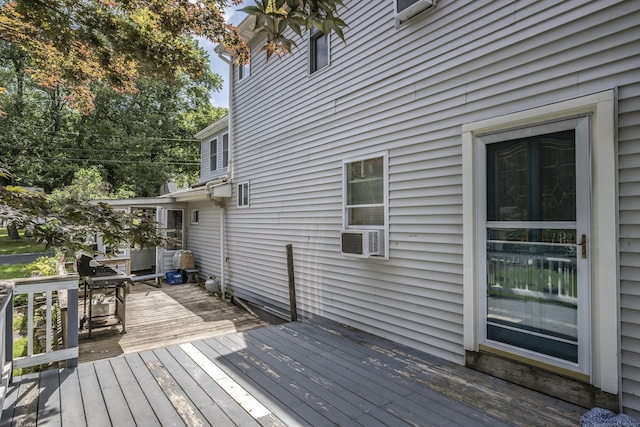 72 S Rd, Portland, CT 06480 - wooden deck featuring cooling unit