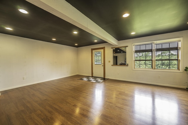 72 S Rd, Portland, CT 06480 - unfurnished room featuring wood finished floors and recessed lighting