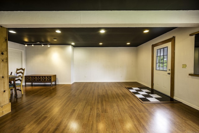 72 S Rd, Portland, CT 06480 - entryway featuring wood finished floors and recessed lighting