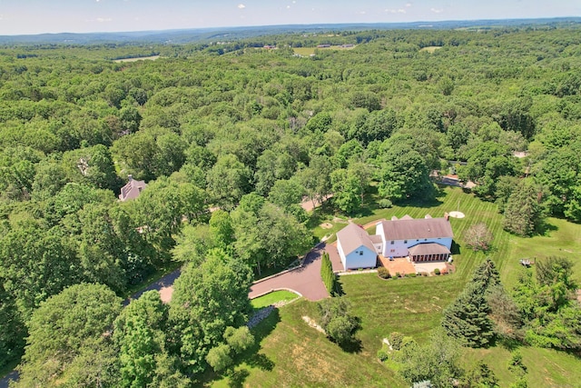 21 Hidden Pond Dr, Watertown, CT 06795 - drone / aerial view of a heavily wooded area