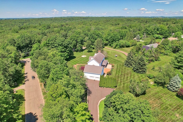 21 Hidden Pond Dr, Watertown, CT 06795 - aerial view of a heavily wooded area