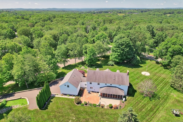21 Hidden Pond Dr, Watertown, CT 06795 - view of subject property featuring a heavily wooded area