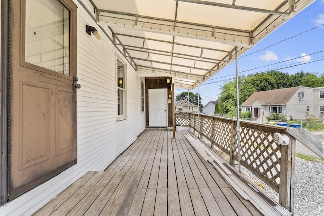 124 Geddes Ter, Waterbury, CT 06708 - wooden deck featuring a residential view