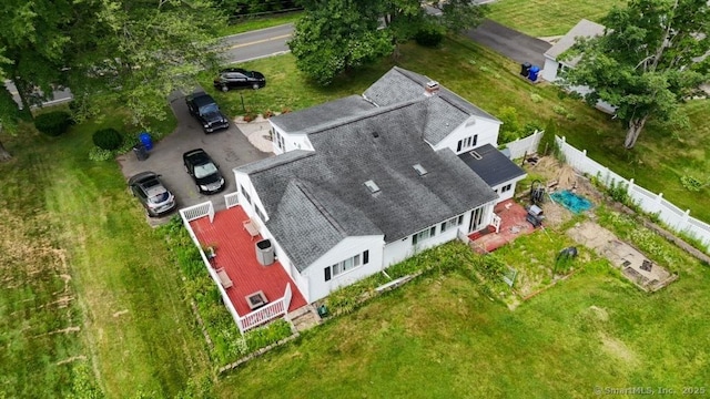 860 Suffield St, Suffield, CT 06078 - aerial view of property and surrounding area