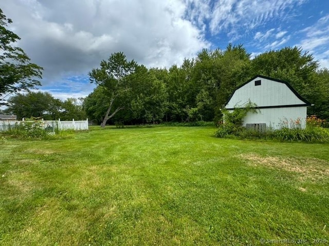 860 Suffield St, Suffield, CT 06078 - view of yard featuring a barn and an outbuilding
