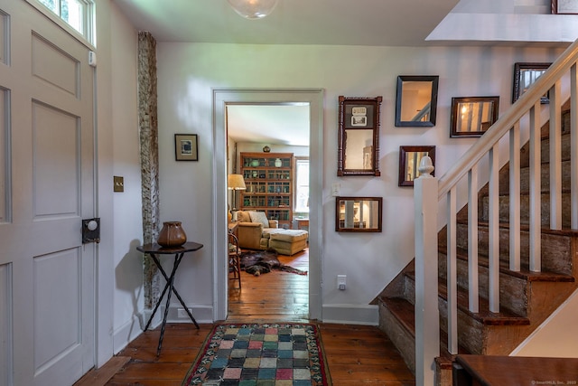 32 Cherniske Rd, New Milford, CT 06776 - foyer featuring stairway and hardwood / wood-style floors