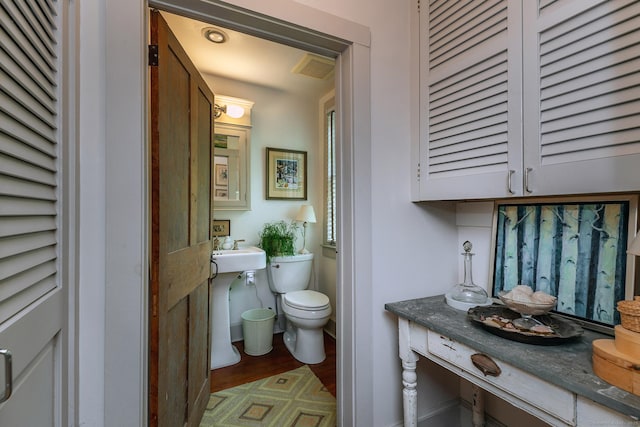 32 Cherniske Rd, New Milford, CT 06776 - half bath featuring toilet and wood finished floors