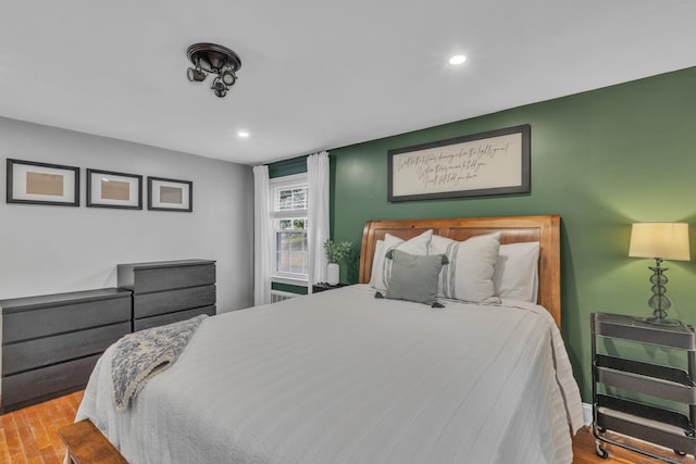 140 Ridgewood Rd, East Hartford, CT 06118 - bedroom with recessed lighting and wood finished floors