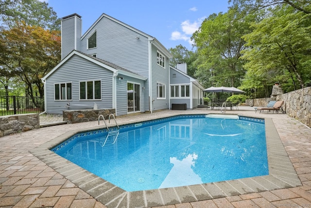 45 Hunting Ridge Rd, Easton, CT 06612 - view of pool with a patio