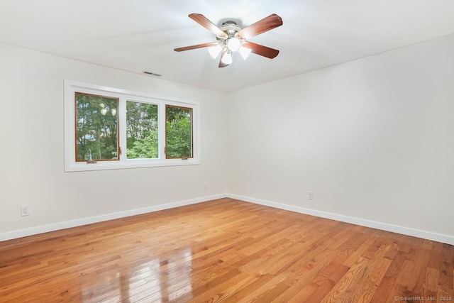 45 Hunting Ridge Rd, Easton, CT 06612 - spare room with light wood finished floors and ceiling fan