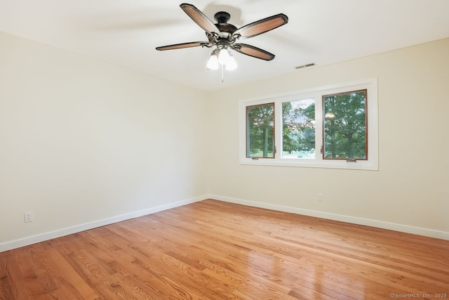 45 Hunting Ridge Rd, Easton, CT 06612 - spare room with light wood-style flooring and ceiling fan