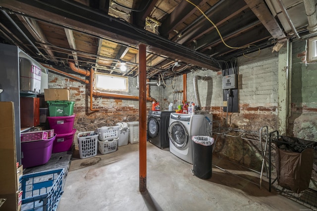 114 Kneeland Rd, New Haven, CT 06512 - basement with washer and dryer