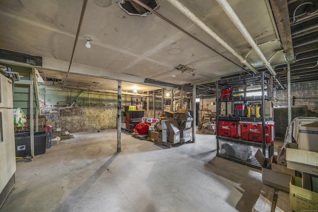 114 Kneeland Rd, New Haven, CT 06512 - view of unfinished below grade area