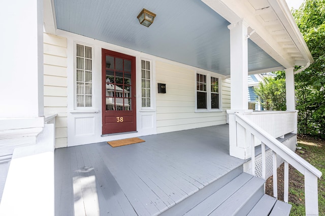 38 Francis Ave, Hamden, CT 06517 - view of wooden porch