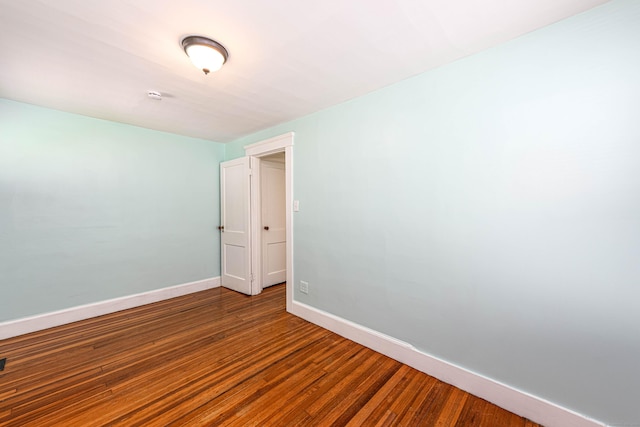 38 Francis Ave, Hamden, CT 06517 - spare room with wood finished floors and a smoke detector