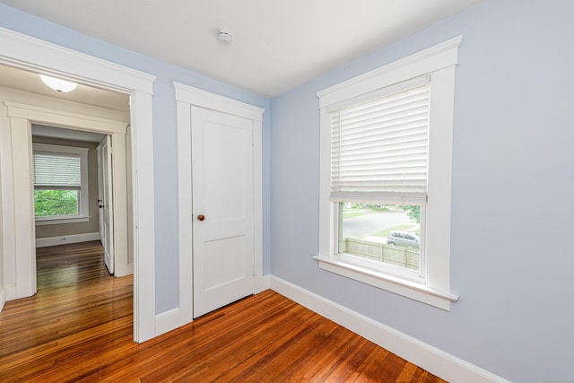 38 Francis Ave, Hamden, CT 06517 - unfurnished bedroom featuring wood finished floors and a closet