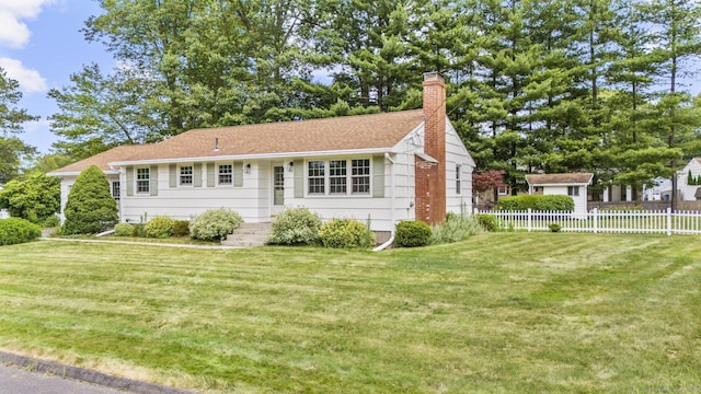 103 Perry Rd, Bristol, CT 06010 - single story home with a chimney