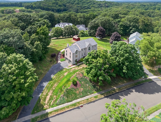 26 Rockwood Dr, Portland, CT 06480 - view from above of property with a forest