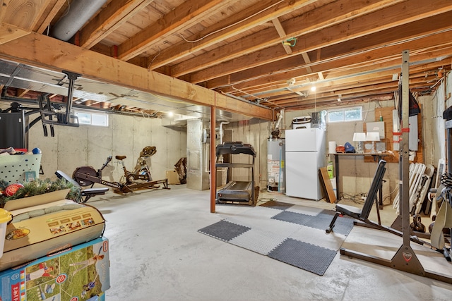 26 Rockwood Dr, Portland, CT 06480 - workout area with gas water heater and plenty of natural light