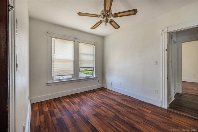 118 New Haven Ave, Derby, CT 06418 - spare room featuring wood finished floors and ceiling fan