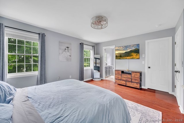 51 Olde Village Cir Unit 51, Wallingford, CT 06492 - bedroom with wood finished floors