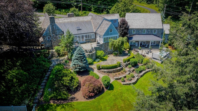 7 Taunton Ln, Newtown, CT 06470 - view from above of property