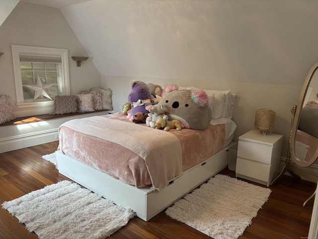 7 Taunton Ln, Newtown, CT 06470 - bedroom with vaulted ceiling and wood finished floors