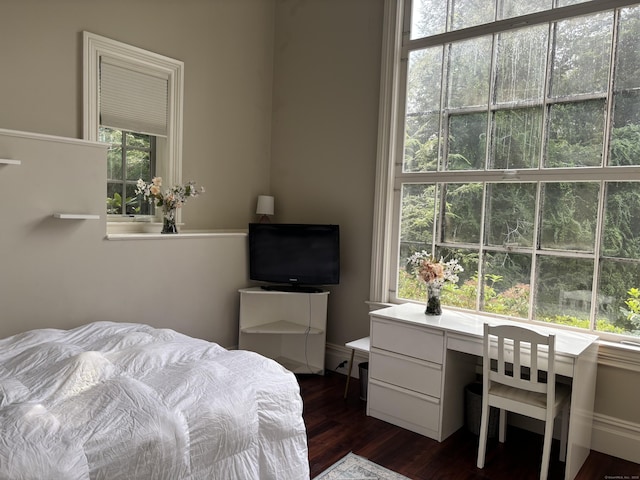 7 Taunton Ln, Newtown, CT 06470 - bedroom featuring dark wood-style floors and a desk
