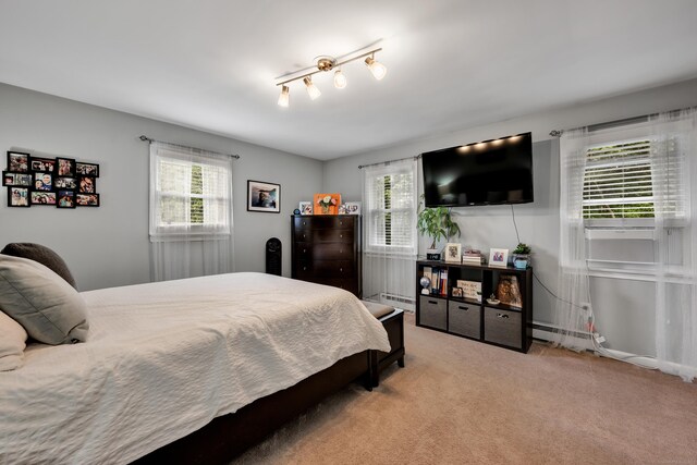66 Atwood St Apt 16, Plainville, CT 06062 - carpeted bedroom with baseboard heating and multiple windows