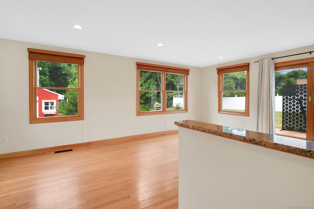170 Scantic Meadow Rd, South Windsor, CT 06074 - spare room featuring light wood-type flooring and recessed lighting