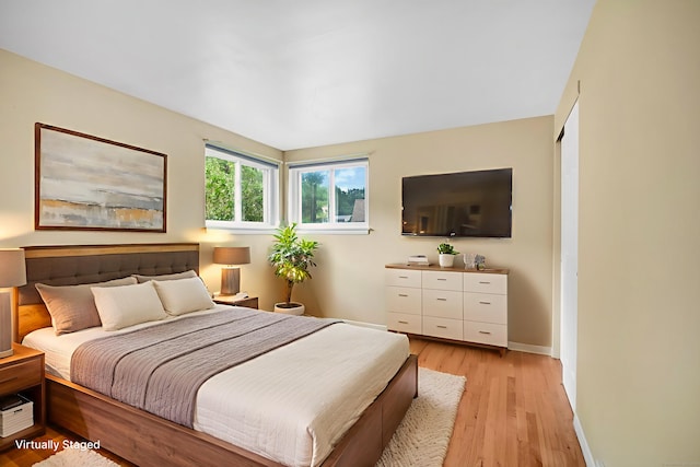 170 Scantic Meadow Rd, South Windsor, CT 06074 - bedroom featuring light wood-style floors and baseboards