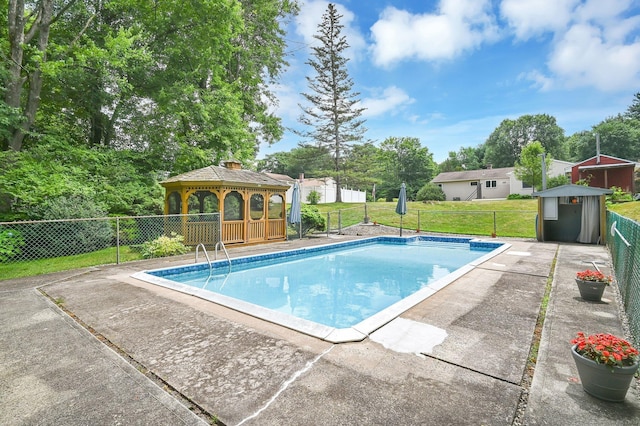 170 Scantic Meadow Rd, South Windsor, CT 06074 - view of pool with a gazebo
