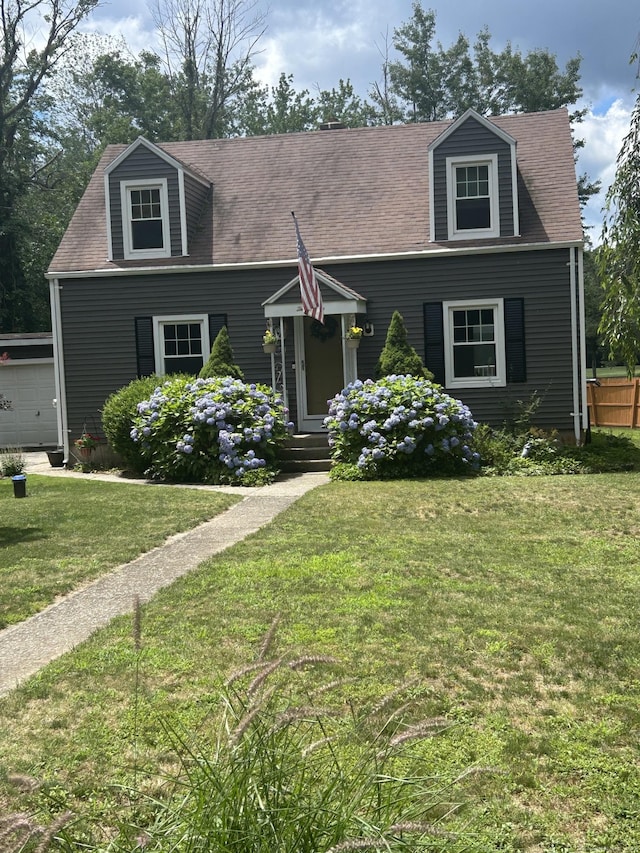 330 Dogburn Ln, Orange, CT 06477 - new england style home with a front lawn