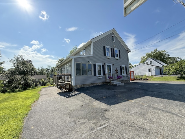 293 Torringford W St, Torrington, CT 06790 - view of front of house with a front yard