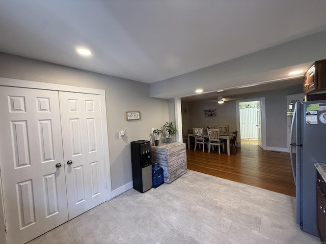 293 Torringford W St, Torrington, CT 06790 - foyer entrance featuring recessed lighting and a ceiling fan