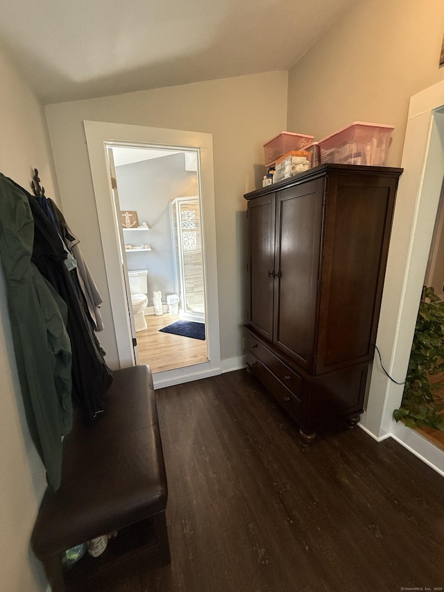 293 Torringford W St, Torrington, CT 06790 - mudroom featuring dark wood-style floors and baseboards
