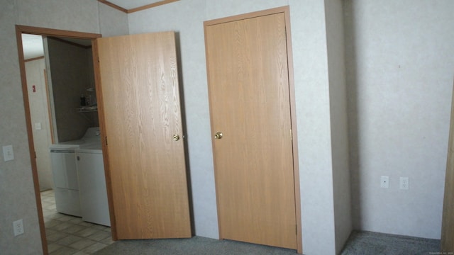 8 Barn Ln, Milford, CT 06460 - unfurnished bedroom featuring washer and dryer