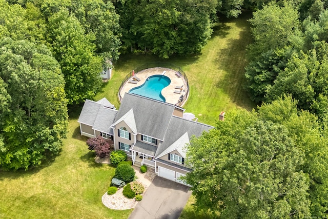 132 Deerwood Rd, Tolland, CT 06084 - view of subject property with a pool area