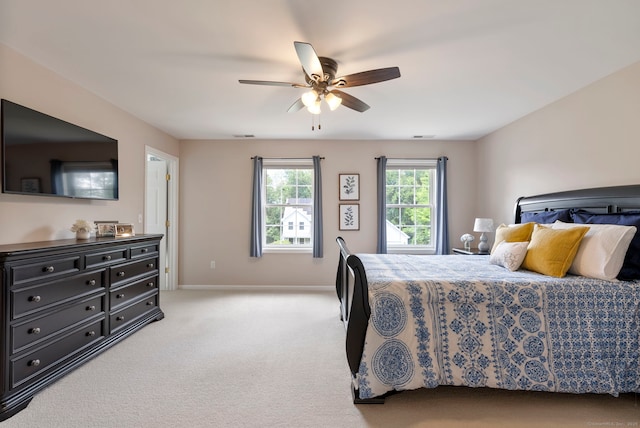 54 Round Hill Rd, Manchester, CT 06040 - bedroom featuring light colored carpet and ceiling fan