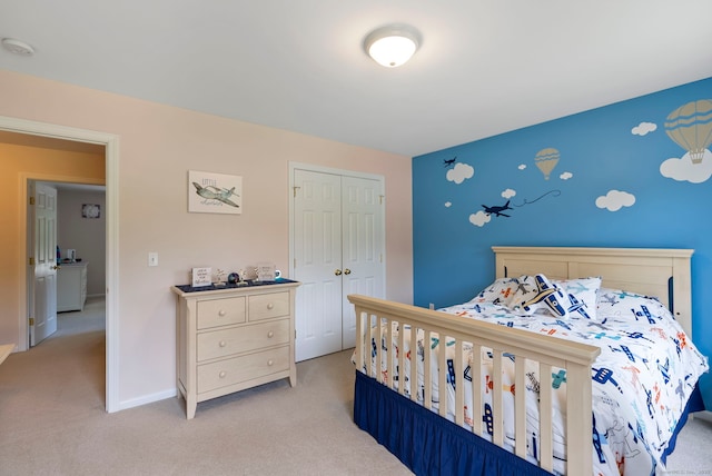 54 Round Hill Rd, Manchester, CT 06040 - carpeted bedroom with a closet and baseboards