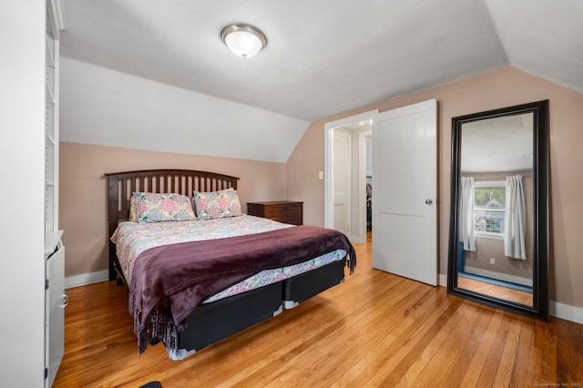 10 Harding Ave, Newington, CT 06111 - bedroom with lofted ceiling and light wood-type flooring
