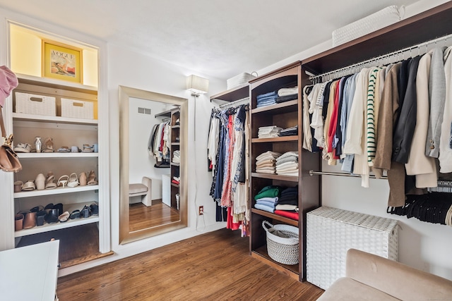 66 Concord St, West Hartford, CT 06119 - spacious closet with wood finished floors