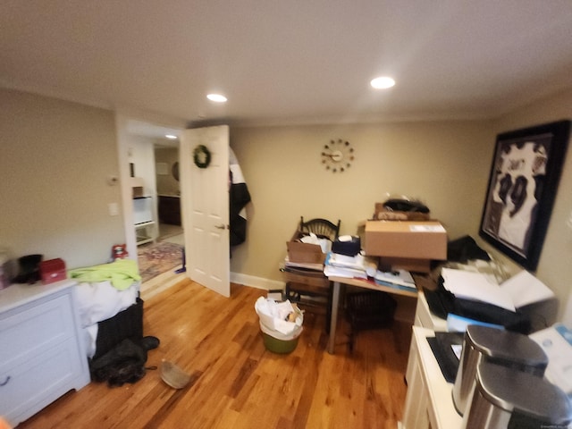 8 Caddy Rd, Norwalk, CT 06851 - office with light wood-style floors and recessed lighting