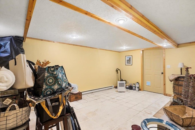 367 Pine Hill Rd, Sterling, CT 06377 - interior space with baseboard heating and light tile patterned floors