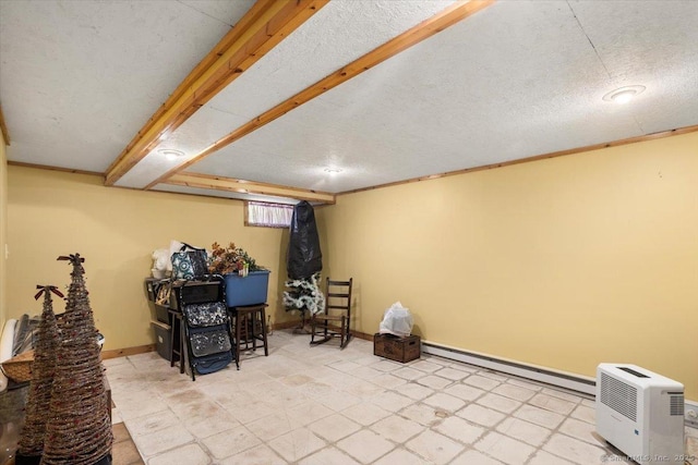 367 Pine Hill Rd, Sterling, CT 06377 - finished below grade area with baseboard heating and baseboards