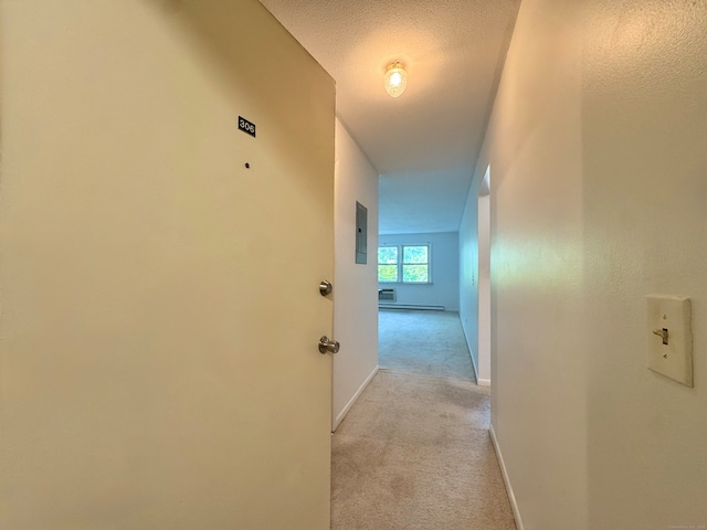 1730 State St Apt 306, Hamden, CT 06517 - hall featuring light colored carpet and electric panel