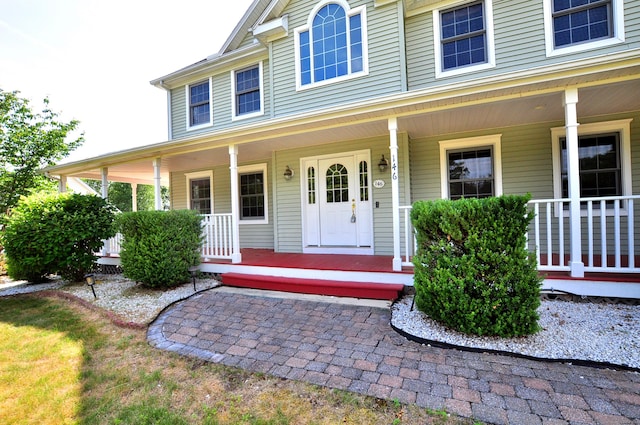 146 Pheasant Way S, Windsor, CT 06074 - property entrance with covered porch